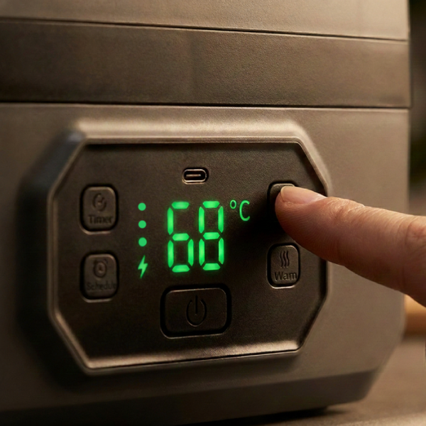 Set The Temperature And Timer To Your Preferred Settings